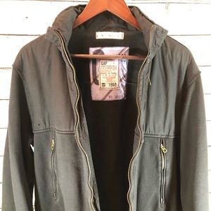 🎱 GAP Heavyweight Sweatshirt Zipped Casual Jacket